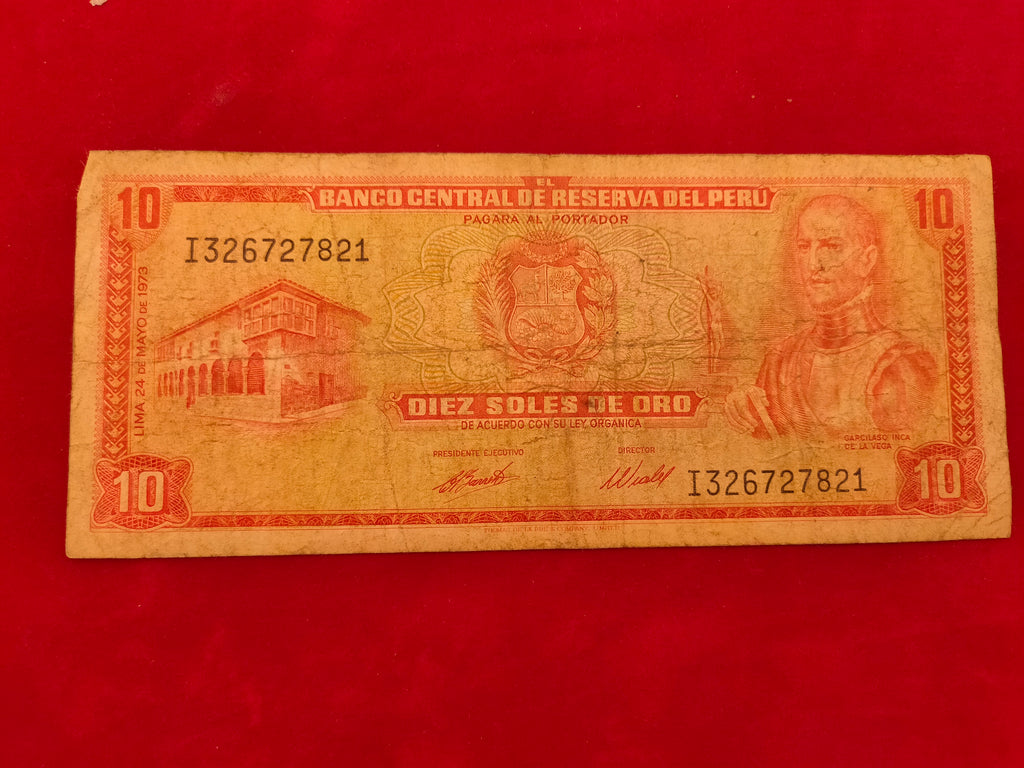 CENTRAL BANK OF PERU 20 SOLES ORO (1093)