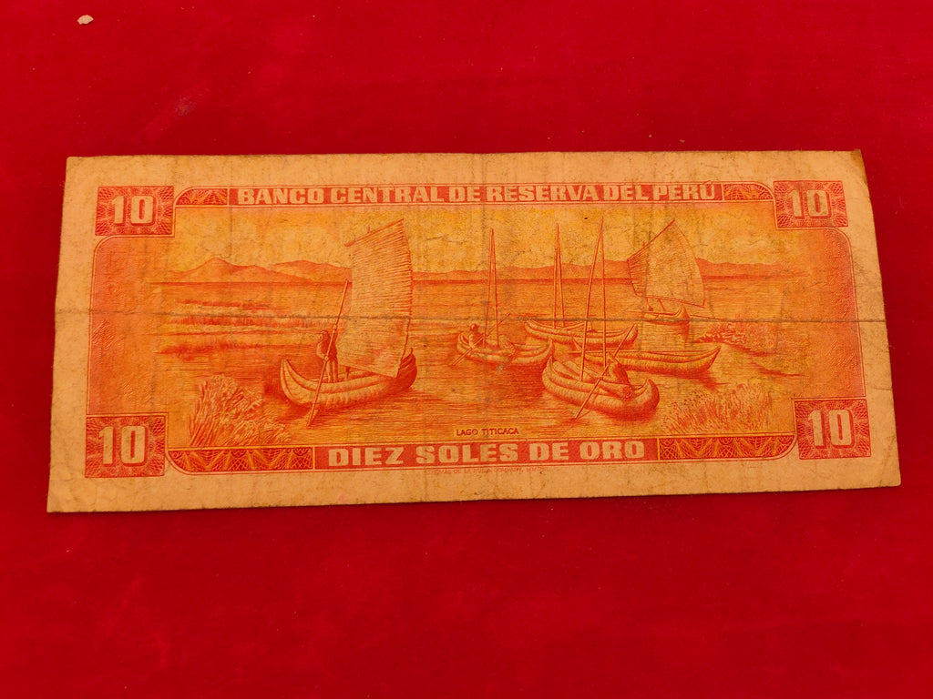 CENTRAL BANK OF PERU 20 SOLES ORO (1093)