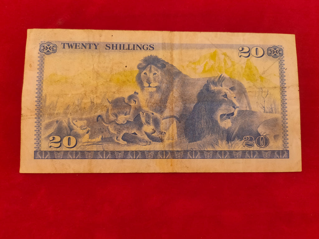 CENTRAL BANK OF KENYA 20 SHILINGI (1041)