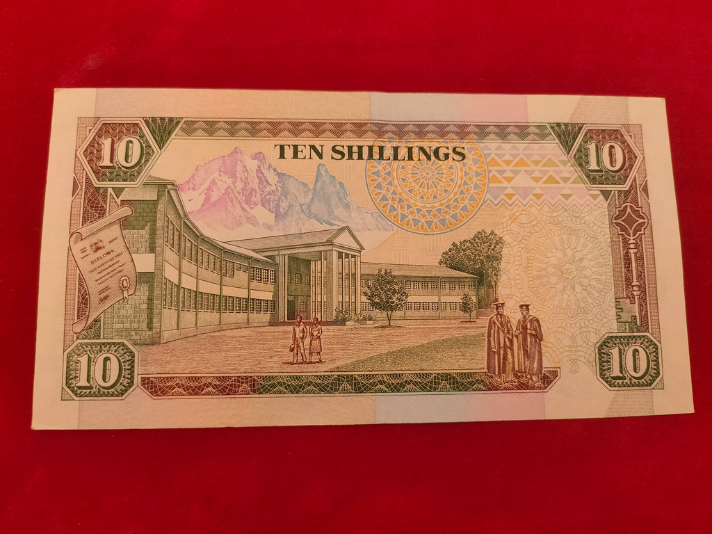 CENTRAL BANK OF KENYA 10 SHILINGI (1037)