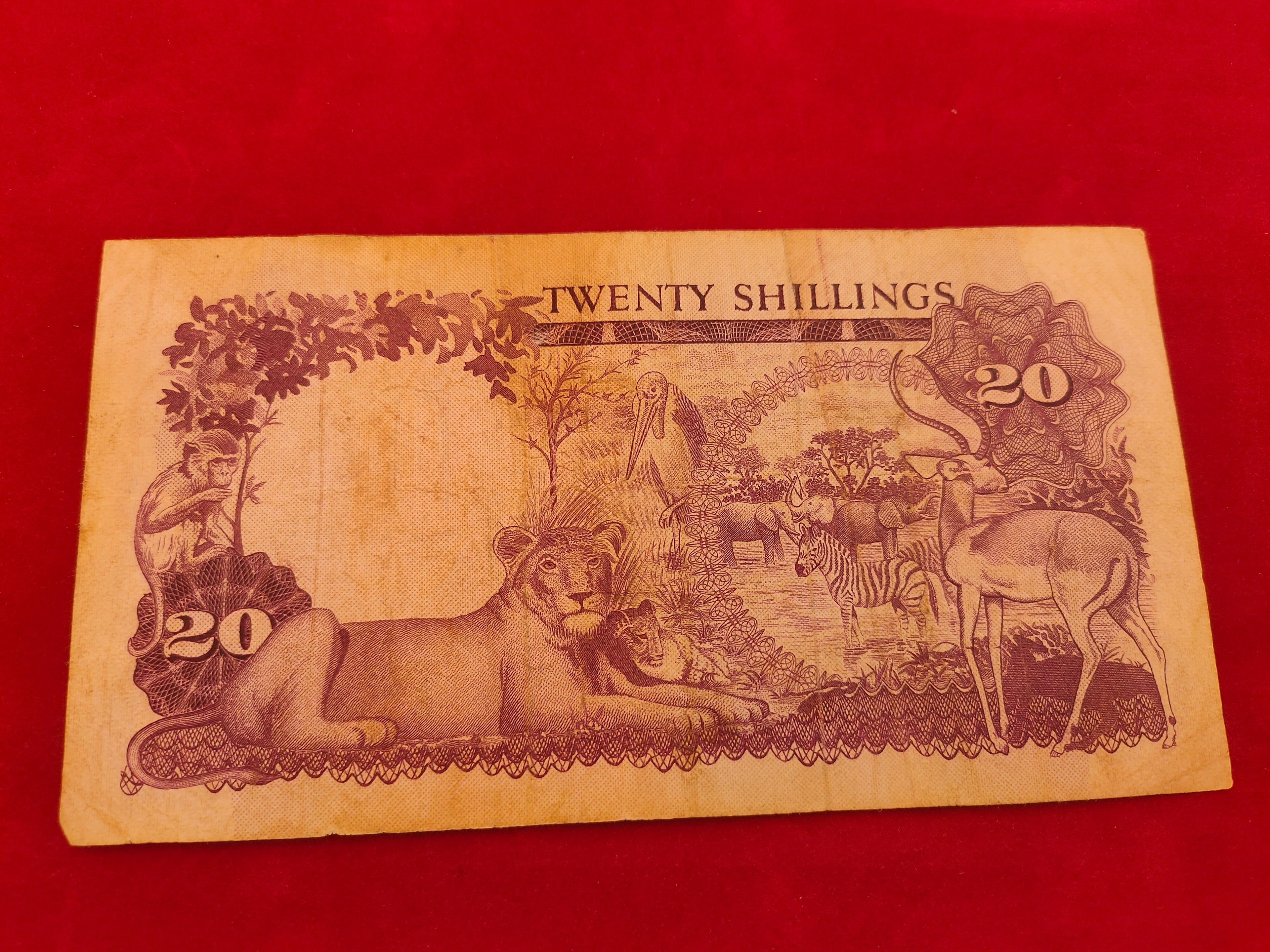 BANK OF UGANDA 20 SHILLINGS (1071)