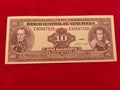 CENTRAL BANK OF VENEZUELA 10 BOLIVARES (998)