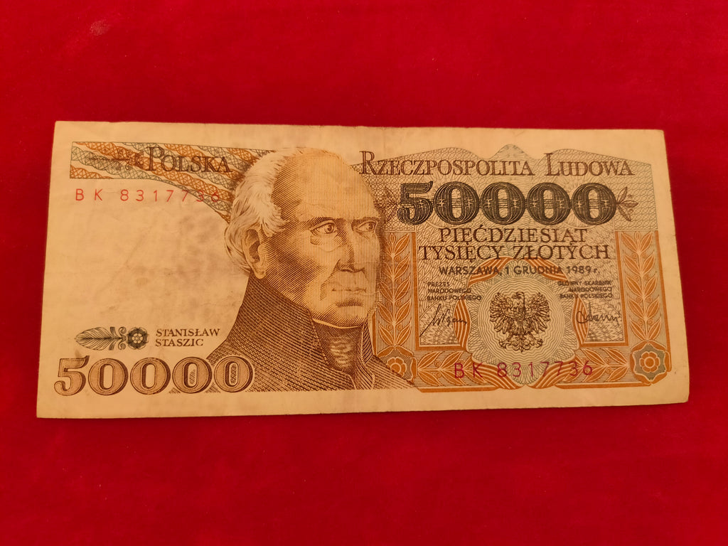 BANK OF POLAND 50000 ZLOTYCH (D425)