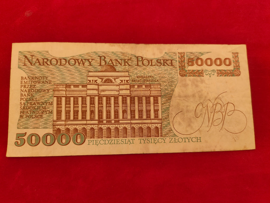 BANK OF POLAND 50000 ZLOTYCH (D425)