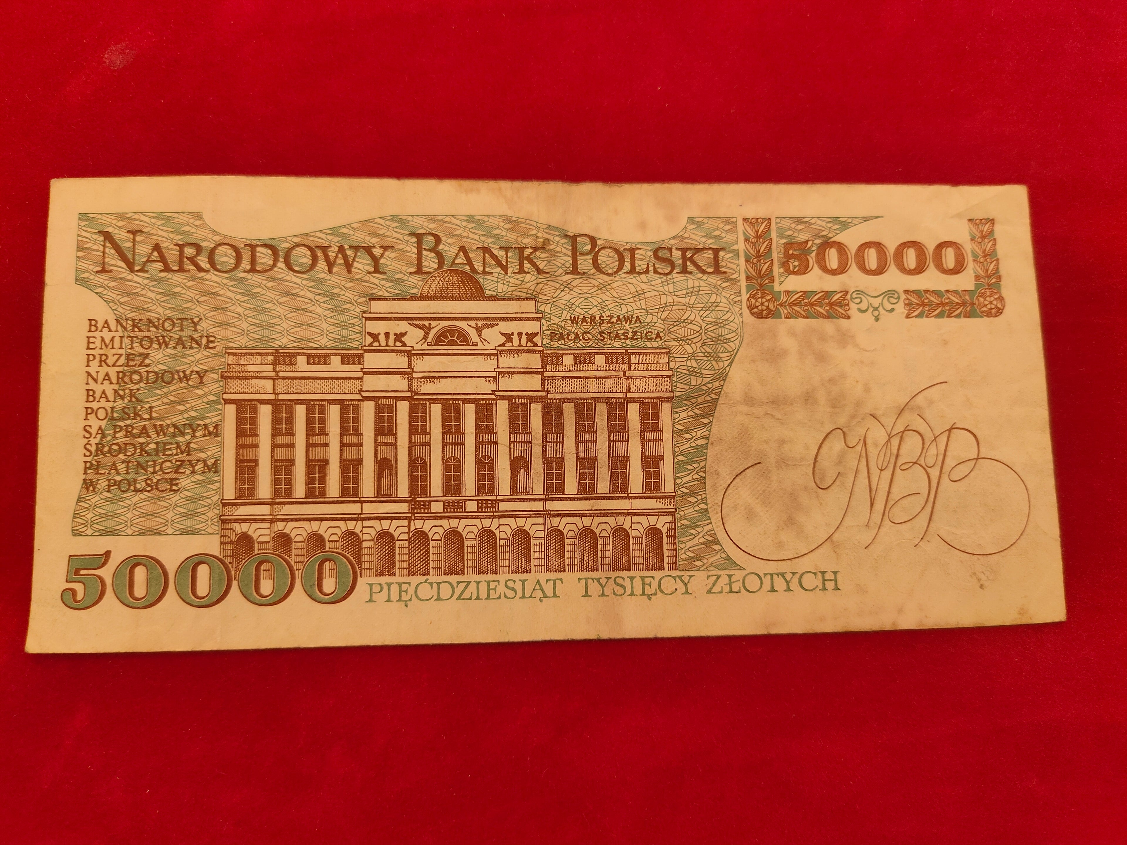 BANK OF POLAND 50000 ZLOTYCH (D425)