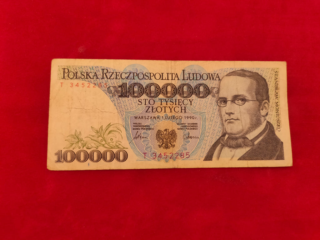 BANK OF POLAND 100000 ZLOTYCH (D427)