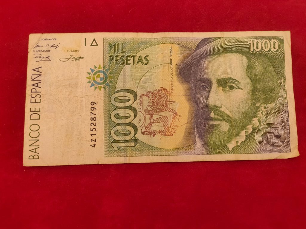 BANK OF SPAIN 1000 PESETAS (1163)