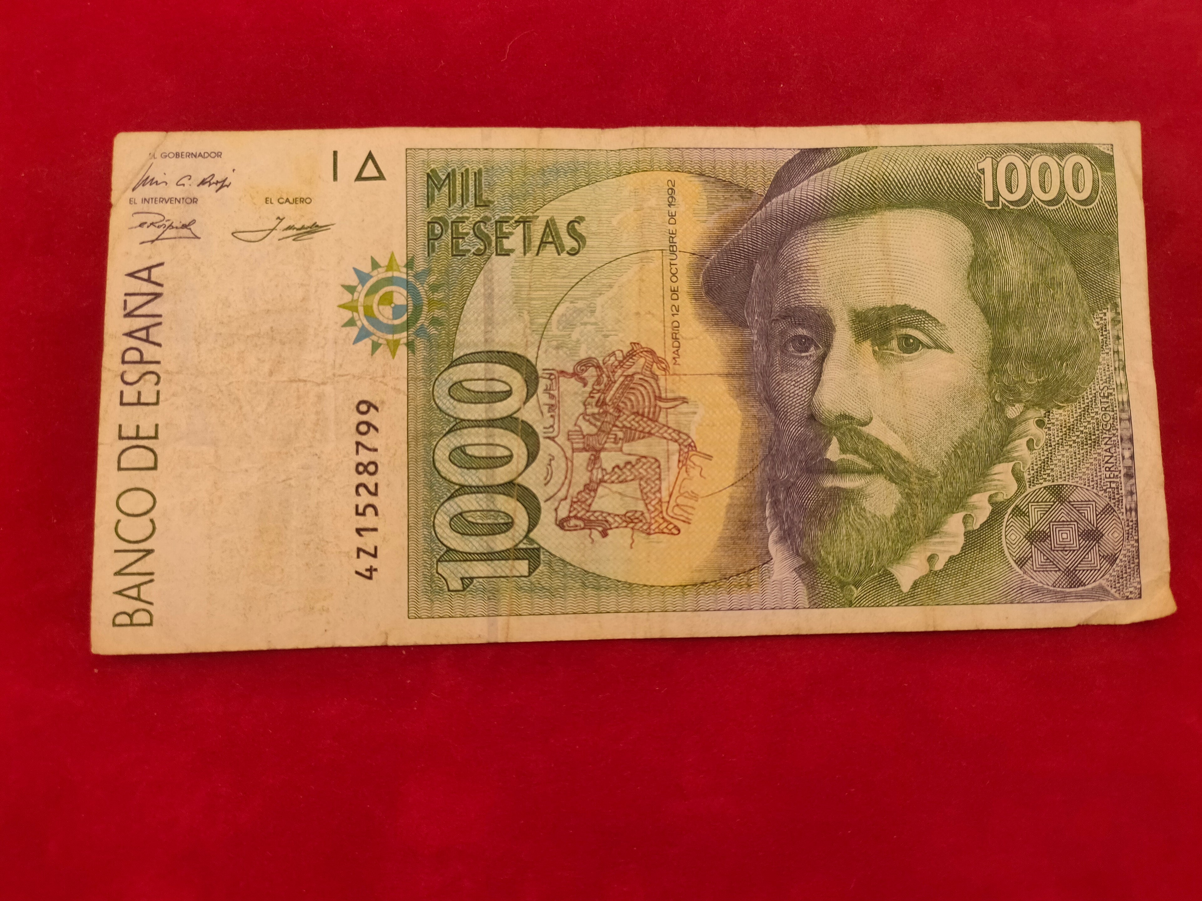 BANK OF SPAIN 1000 PESETAS (1163)