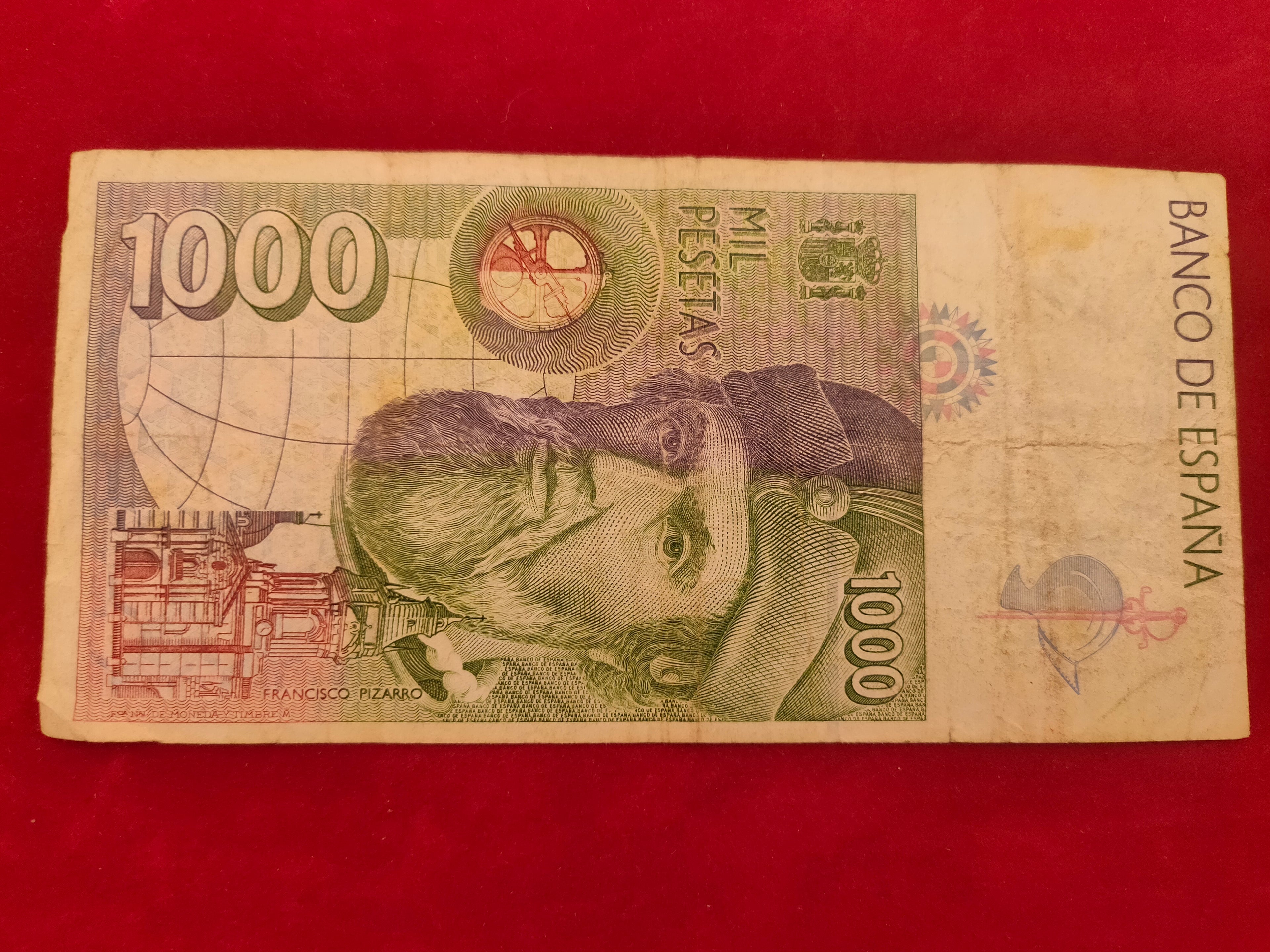 BANK OF SPAIN 1000 PESETAS (1163)