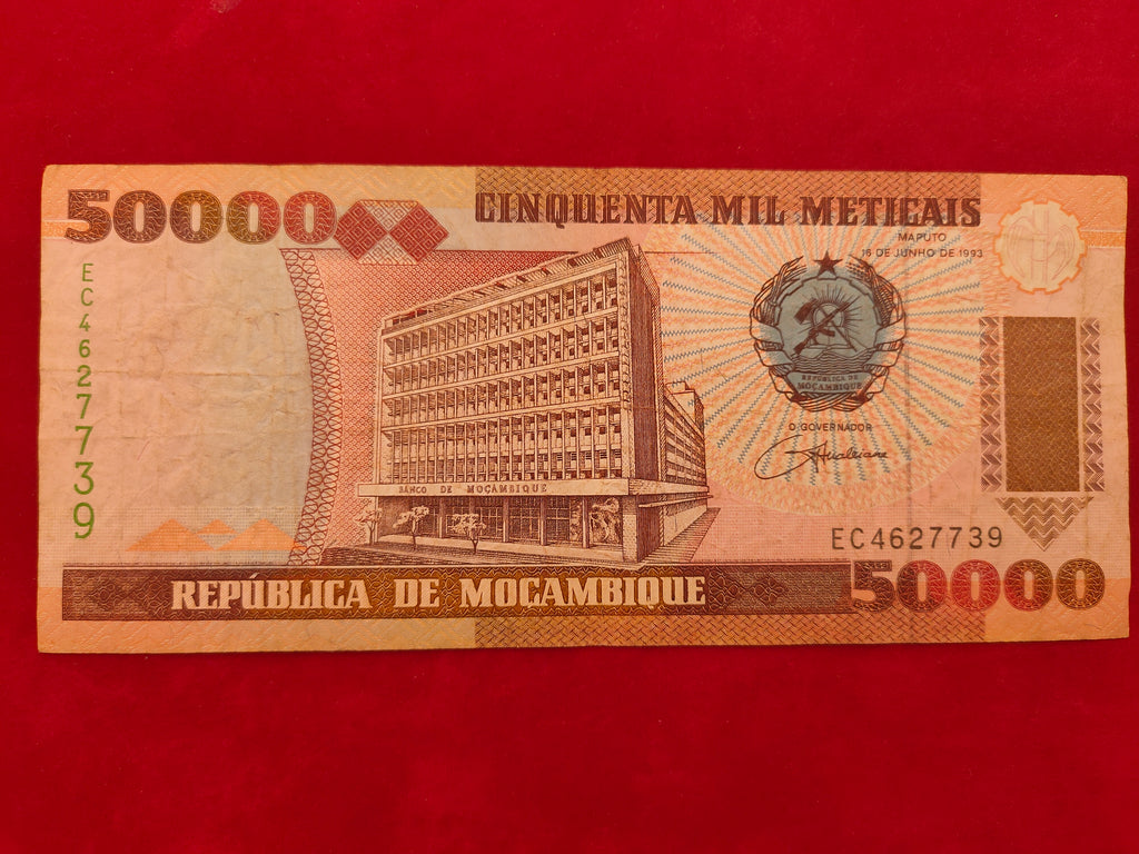 BANK OF MOCAMBIQUE 50000 METICAIS (D514)