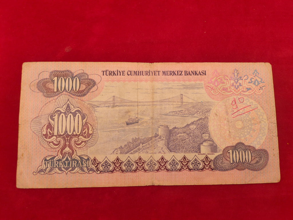 BANK OF TURKEY 1000 LIRASI (823)