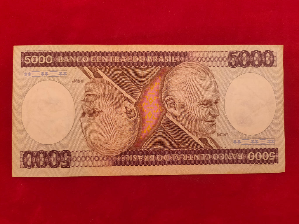 CENTRAL BANK OF BRASIL 5000 CRUZEIROS (775)