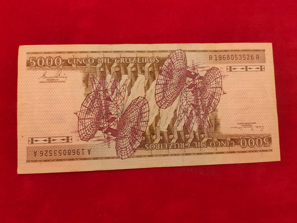 CENTRAL BANK OF BRASIL 5000 CRUZEIROS (775)