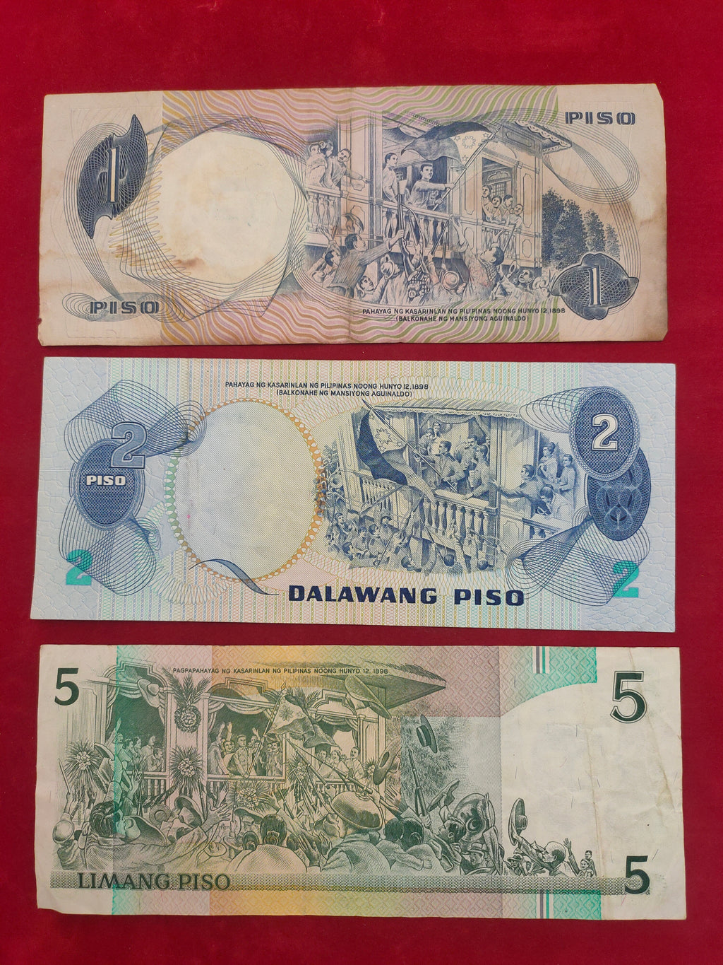 BANK OF PILIPINAS 1, 2,3, 10, 20, 50 PLSO (774)