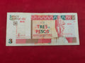 CENTRAL BANK OF CUBA 3 PESOS (484)