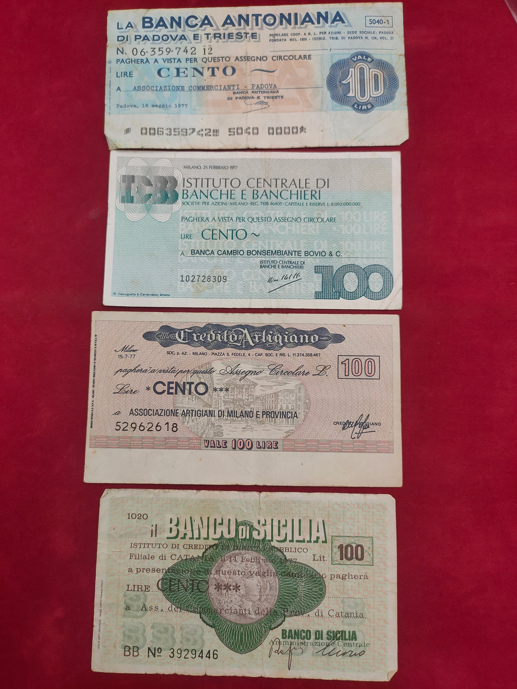 BANK OF SOCILIA 150, 100 (1197)