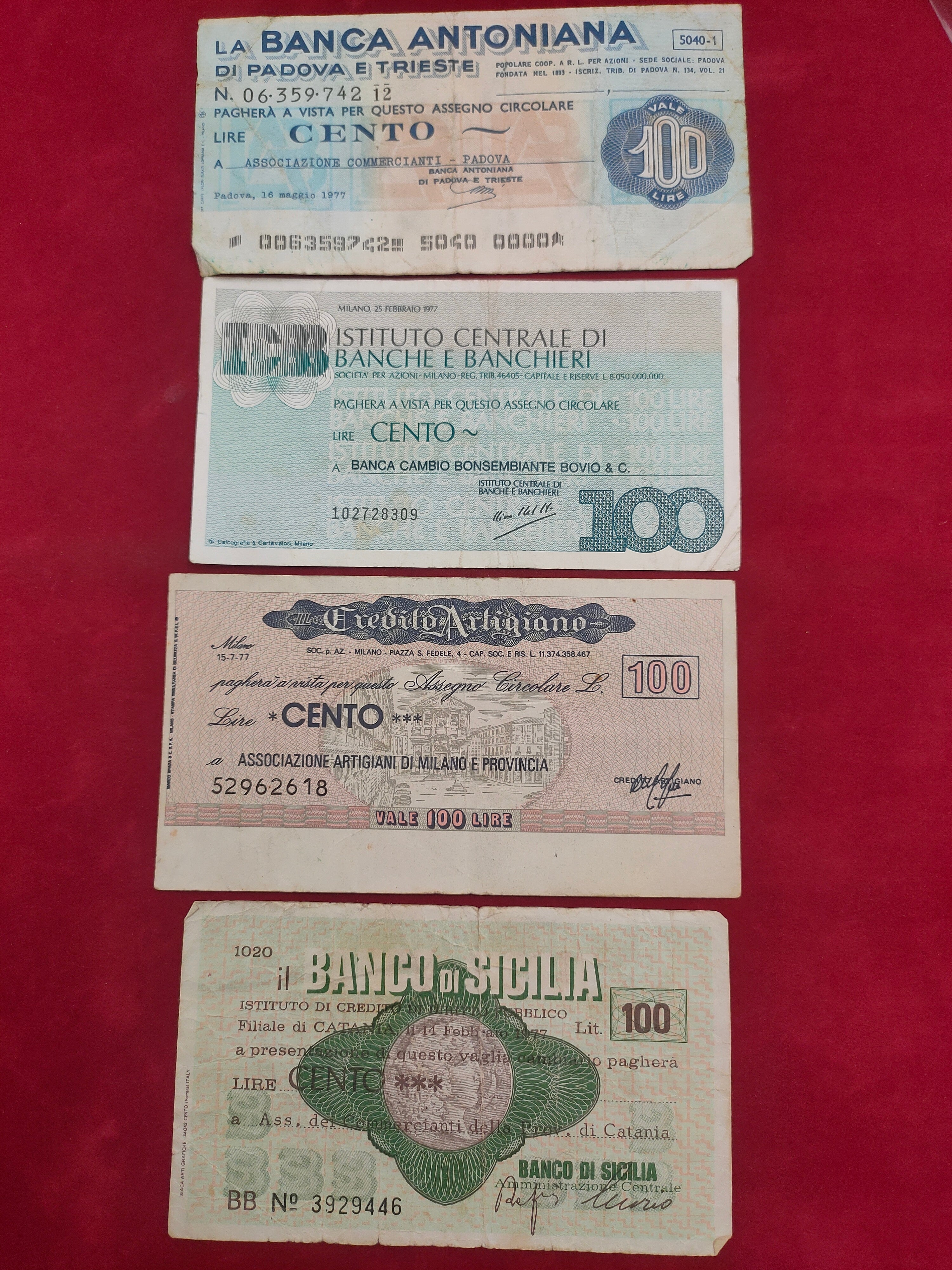 BANK OF SOCILIA 150, 100 (1197)