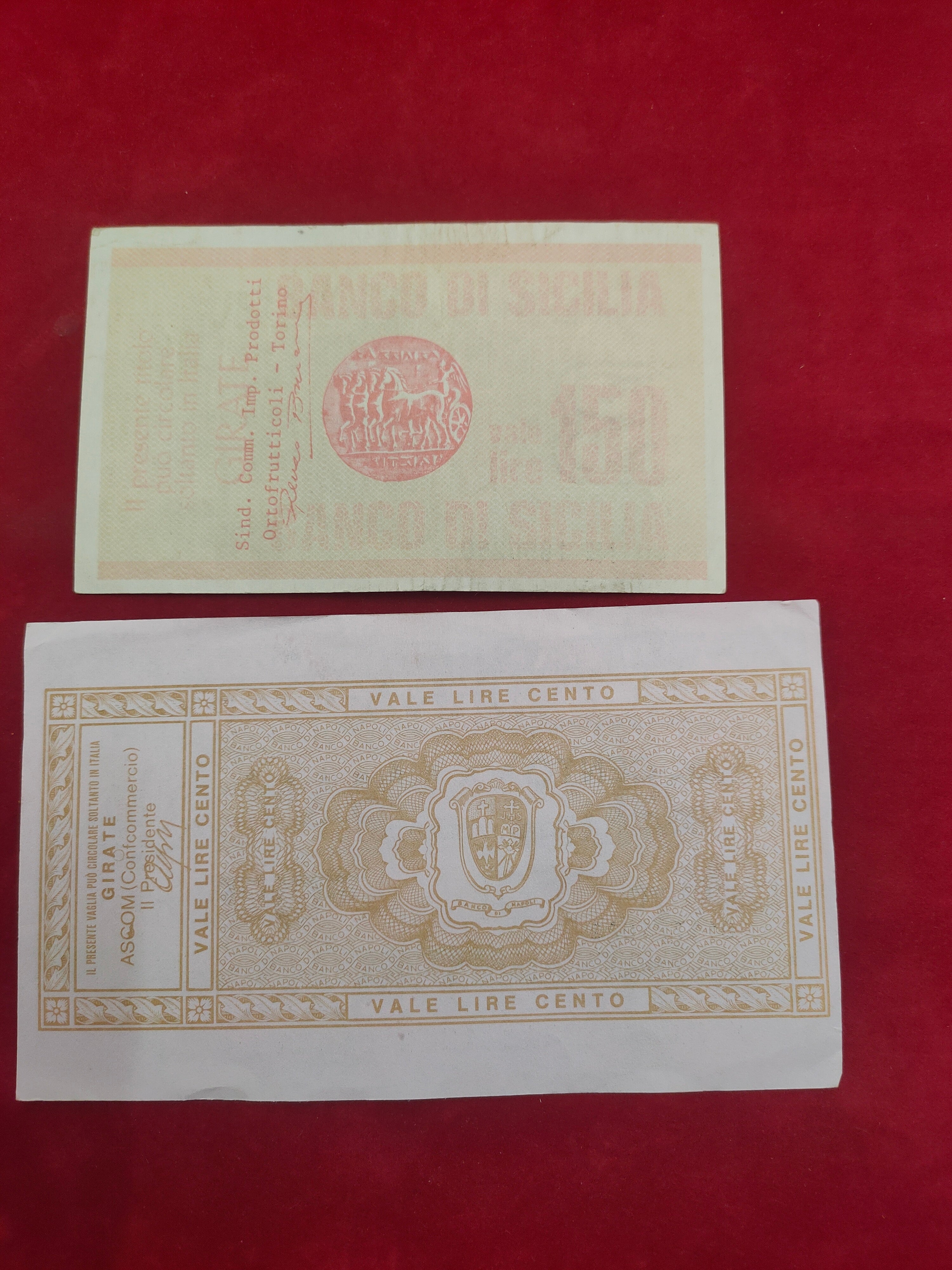 BANK OF SOCILIA 150, 100 (1197)