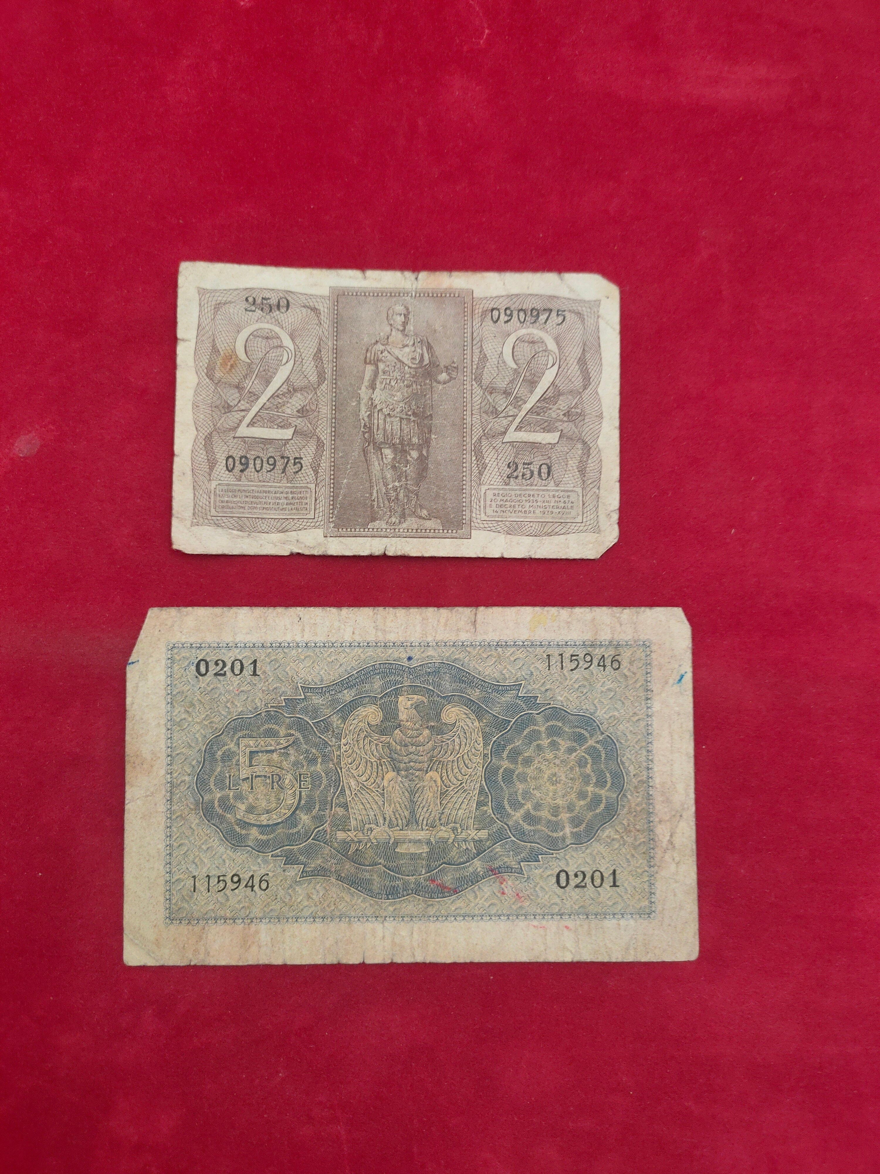 BANK OF ITALY 2, 5 LIRE (1198)