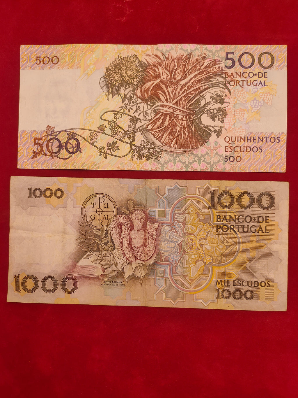 BANK OF PORTUGAL 100, 500, 1000 ESCUDOS (547)
