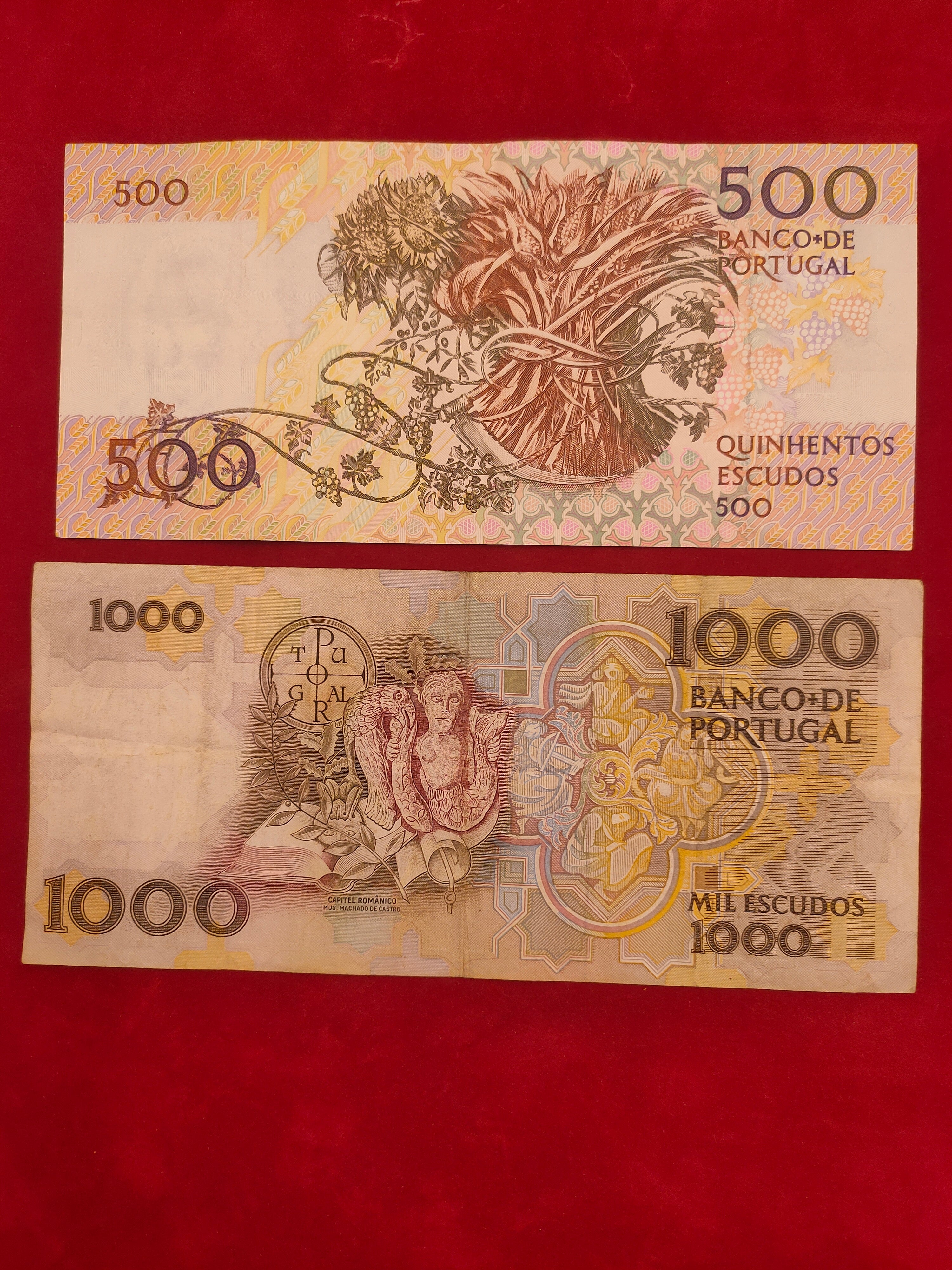 BANK OF PORTUGAL 100, 500, 1000 ESCUDOS (547)