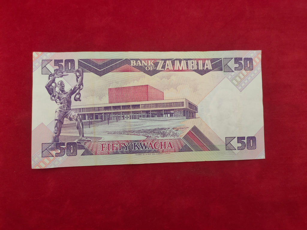 BANK OF ZAMBIA 50 KWACHA (C766)