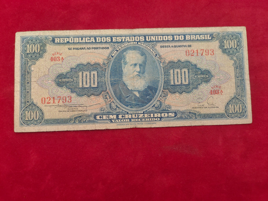 BANK OF BRASIL 100 CRUZEIROS (1139)