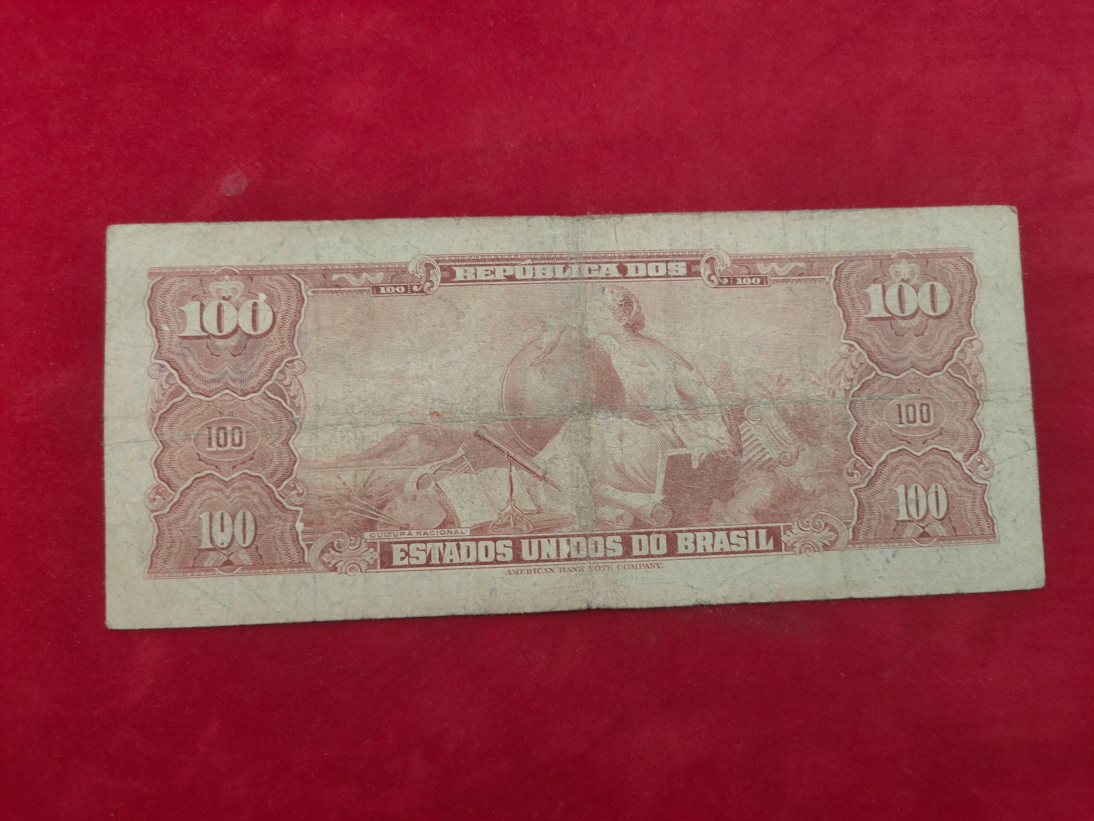 BANK OF BRASIL 100 CRUZEIROS (1139)