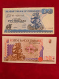 RESERVE BANK OF ZIMBABWE 2, 5, 20, 100 DOLLARS (1189)