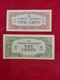 BANK OF JAPANESE 1, 10 CENTS (584)