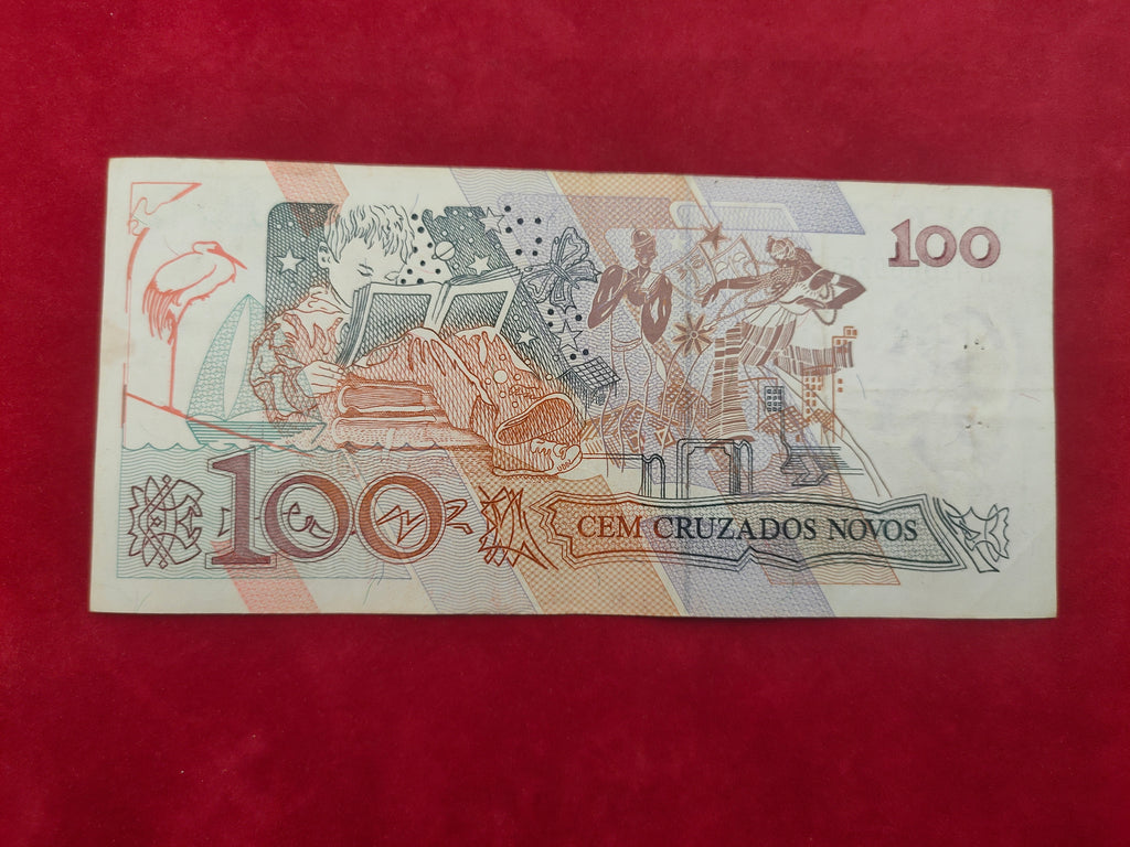 CENTRAL BANK OF BRASIL 100 CRUZADOS (D538)