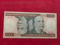 BANK OF BRASIL 1000 CRUZADOS (D538)