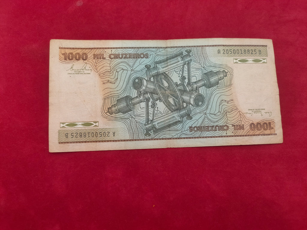 BANK OF BRASIL 1000 CRUZADOS (D540)