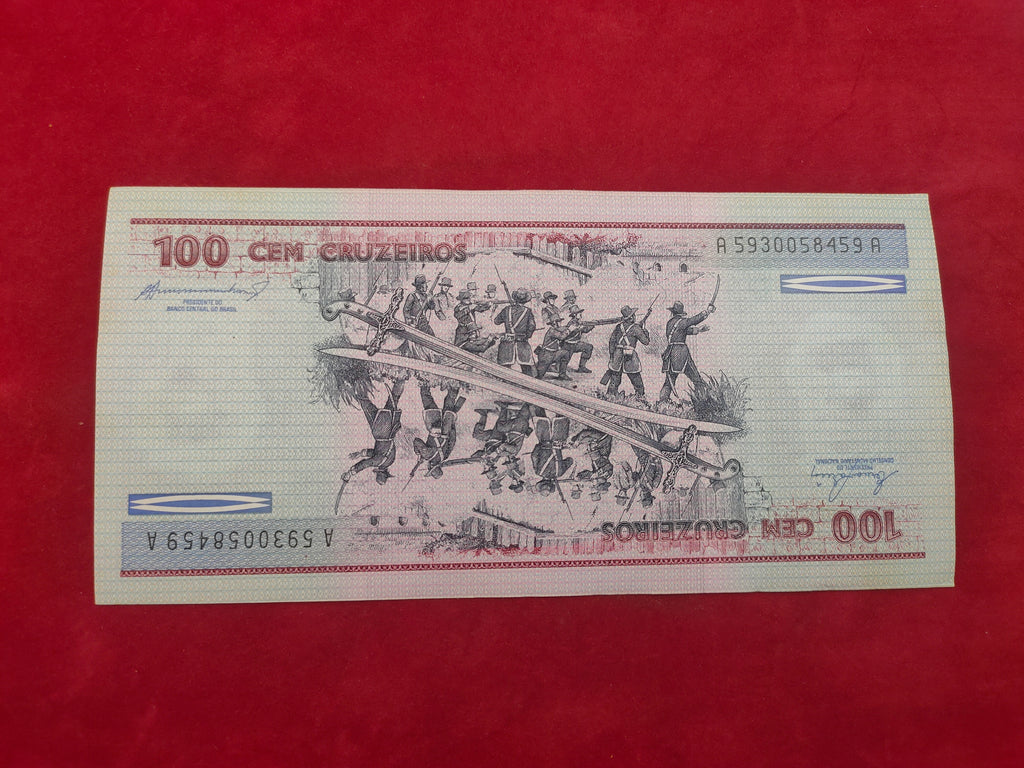 BANK OF BRASIL 100 CRUZADOS (D540)