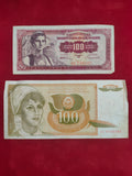 BANK OF YUGOSLAVIA 100 DINARA (V443)