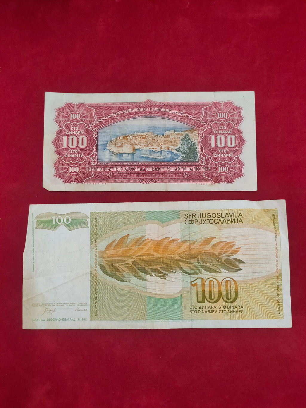 BANK OF YUGOSLAVIA 100 DINARA (V443)