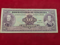 BANK OF VENEZUELA 10 BOLIVARES (D708)