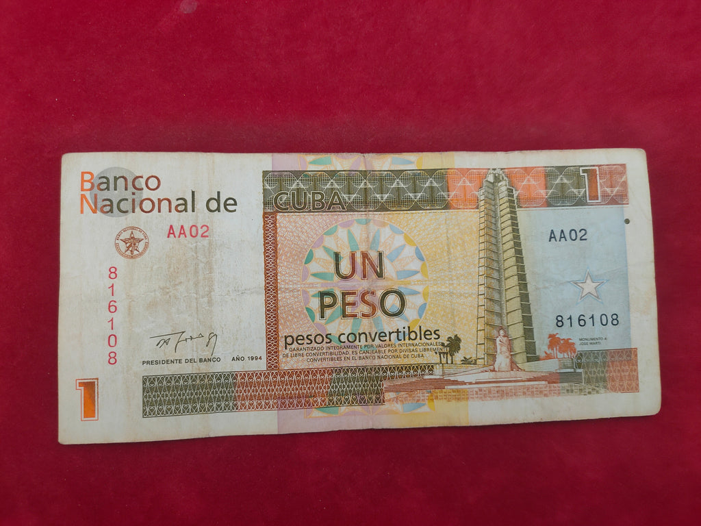 BANK OF CUBA 1 PESO (D708)