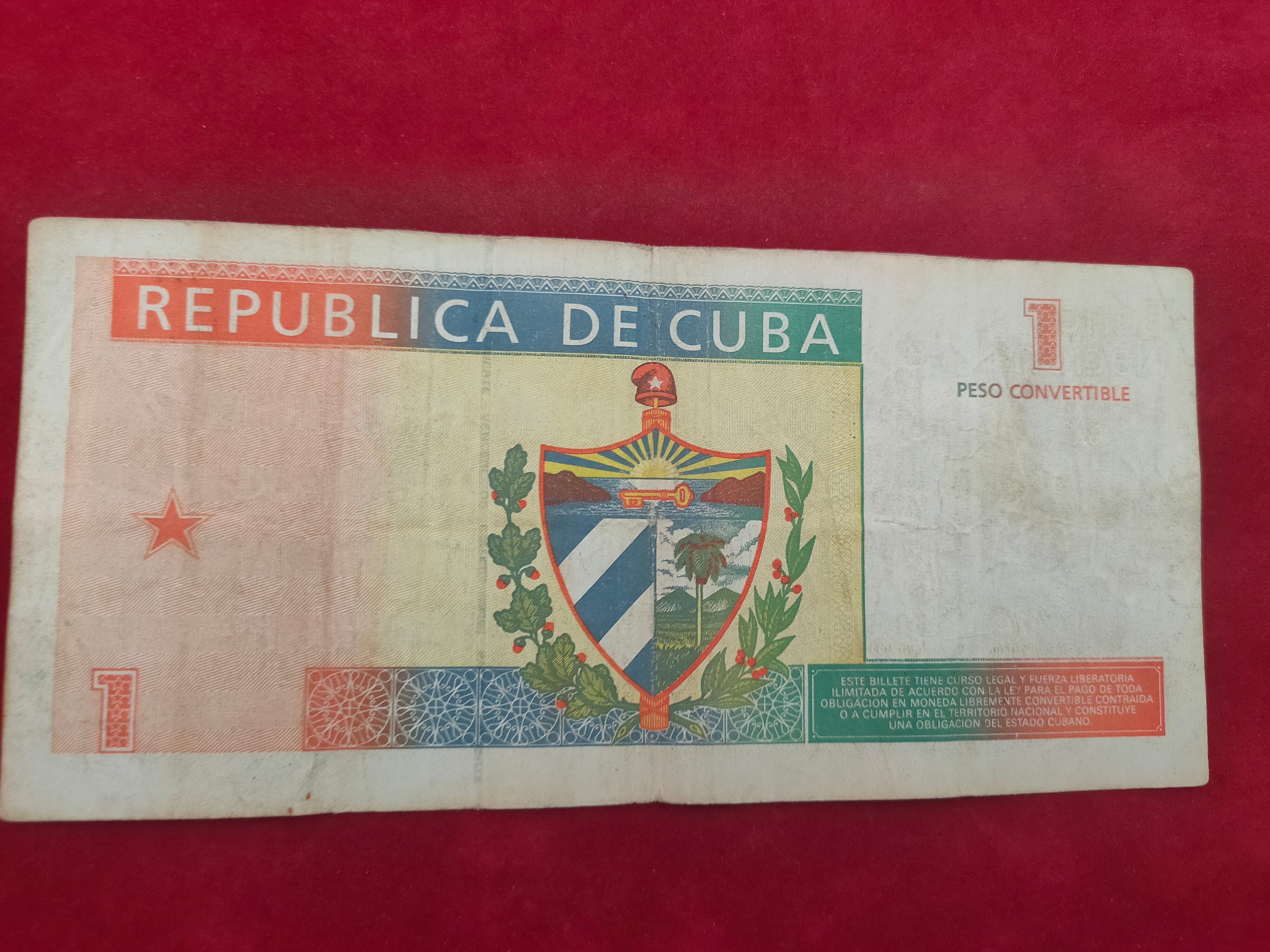 BANK OF CUBA 1 PESO (D708)