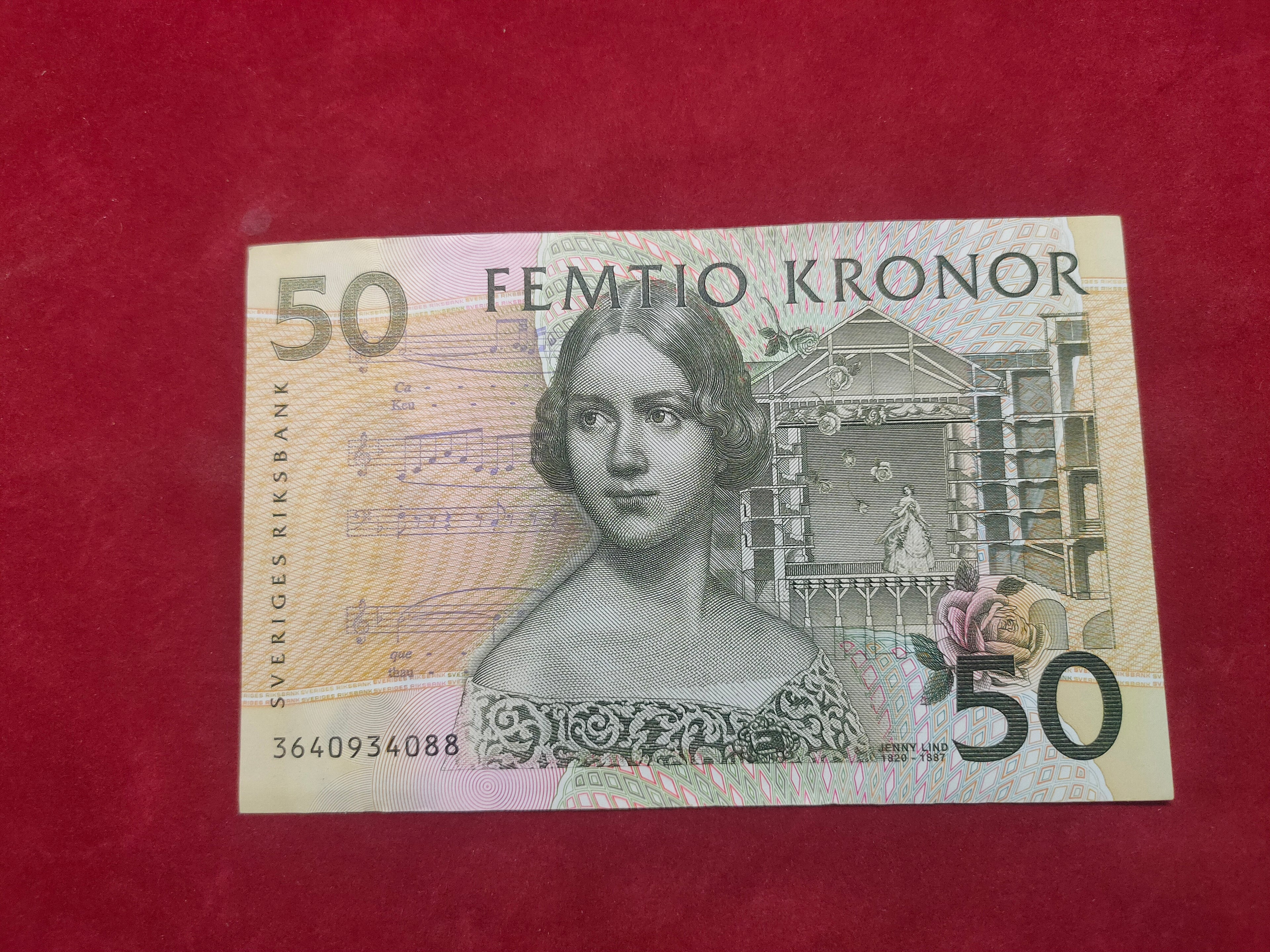 BANK OF SWEDEN 50 KRONOR (D842)