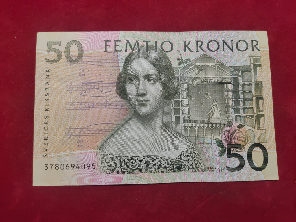 BANK OF SWEDEN 50 KRONOR (D843)