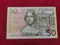BANK OF SWEDEN 50 KRONOR (D844)