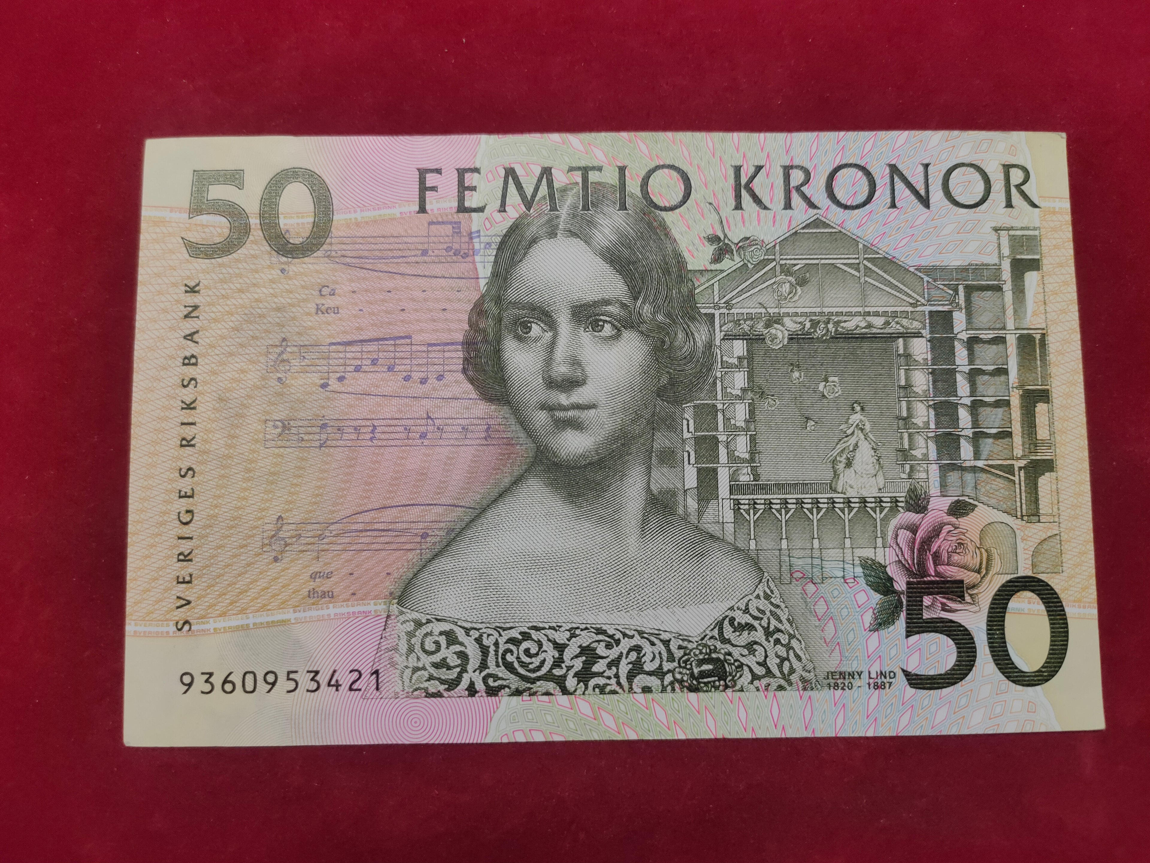 BANK OF SWEDEN 50 KRONOR (D844)