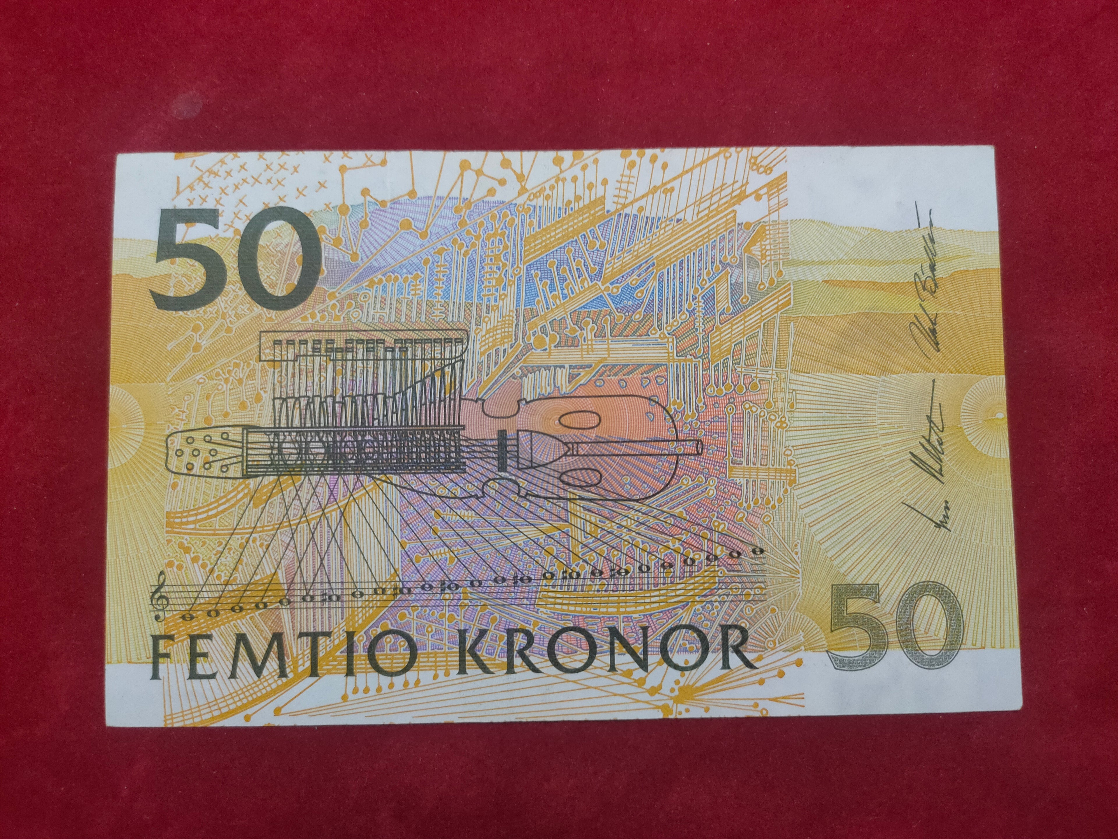 BANK OF SWEDEN 50 KRONOR (D844)