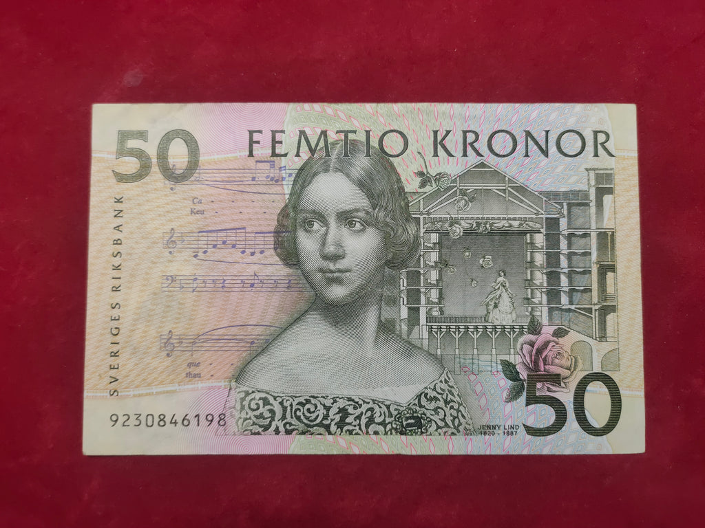 BANK OF SWEDEN 50 KRONOR (D841)