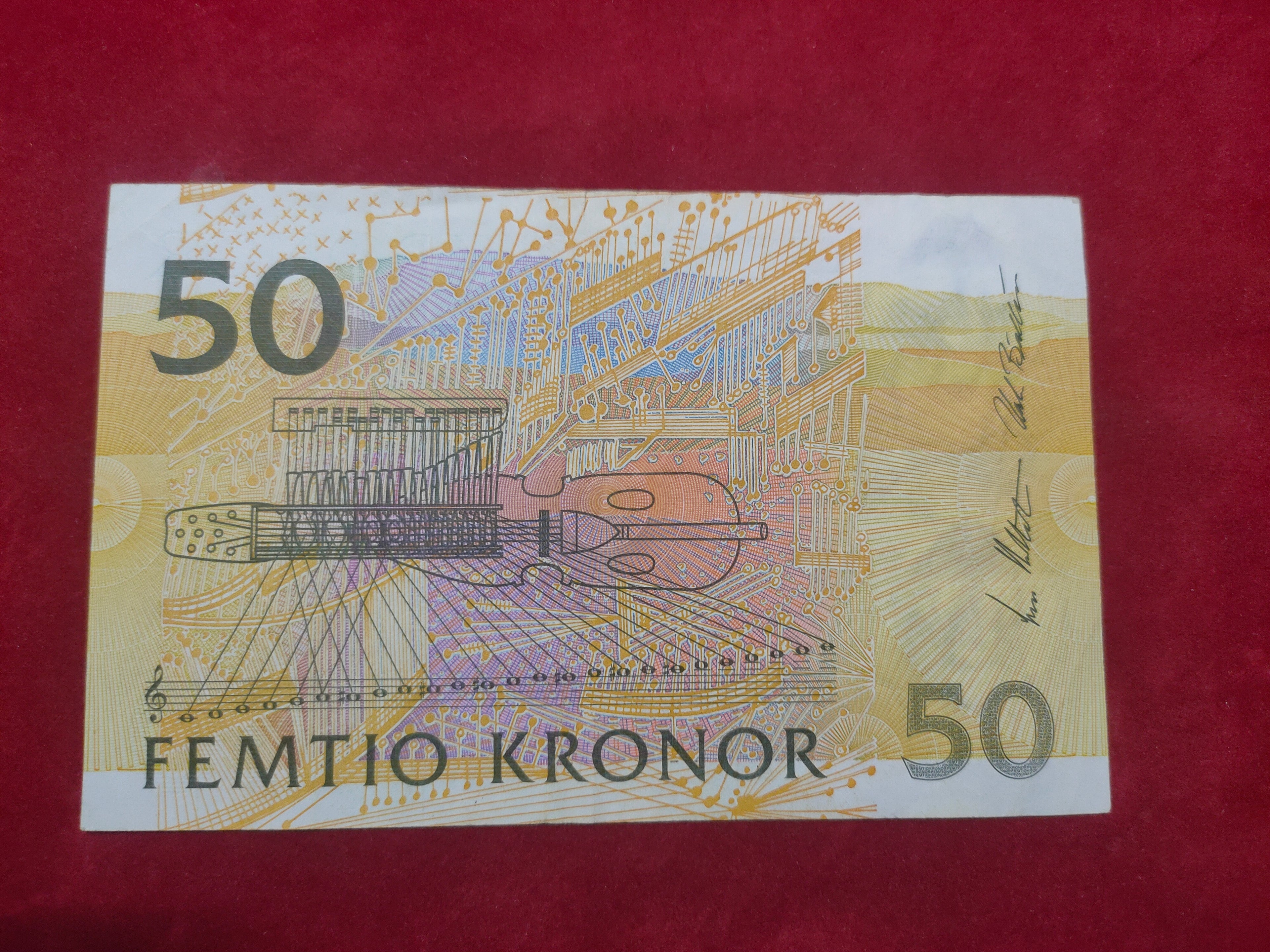 BANK OF SWEDEN 50 KRONOR (D841)