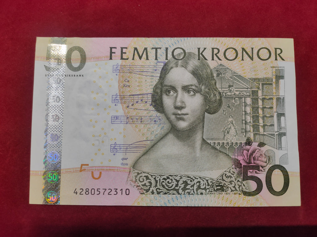 BANK OF SWEDEN 50 KRONOR (D845)