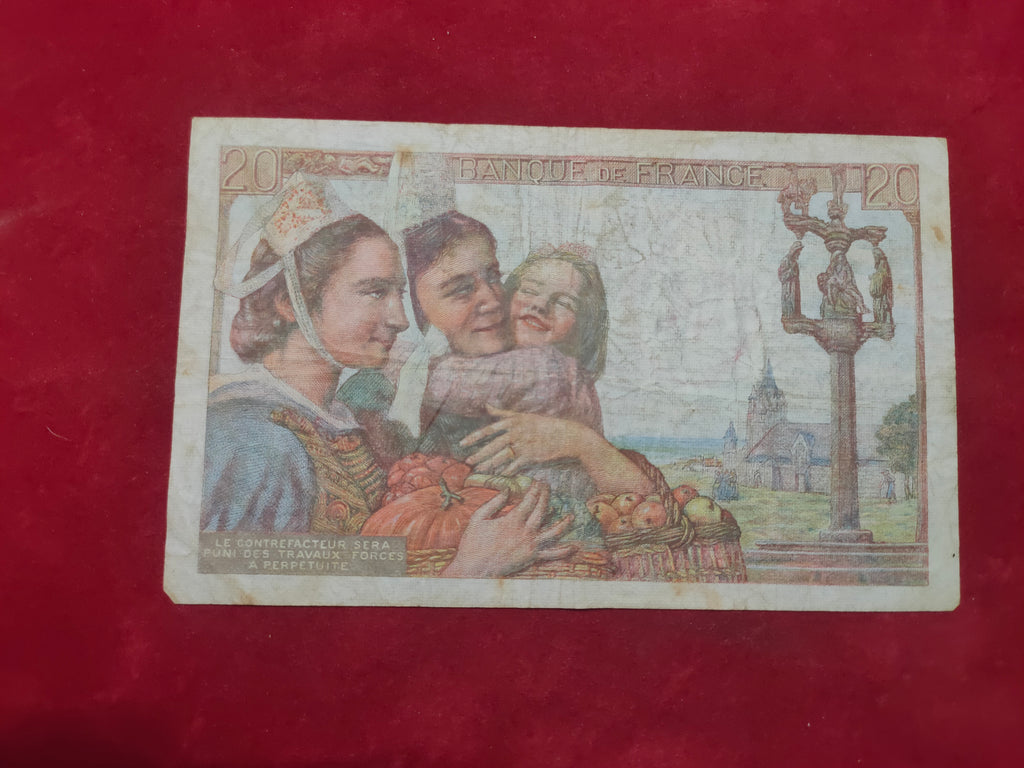 BANK OF FRANCE 20  FRANCS