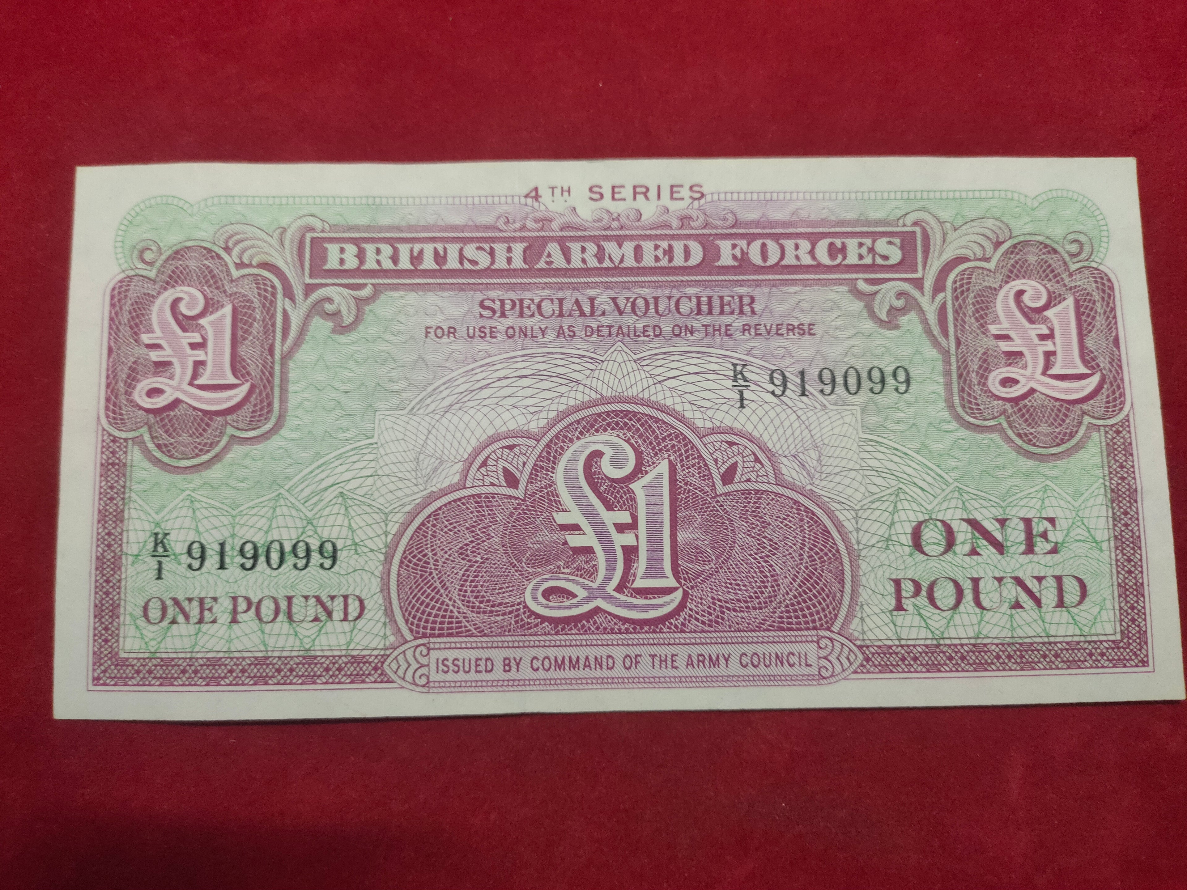 BANK OF FORCES 1 POUND (C253)