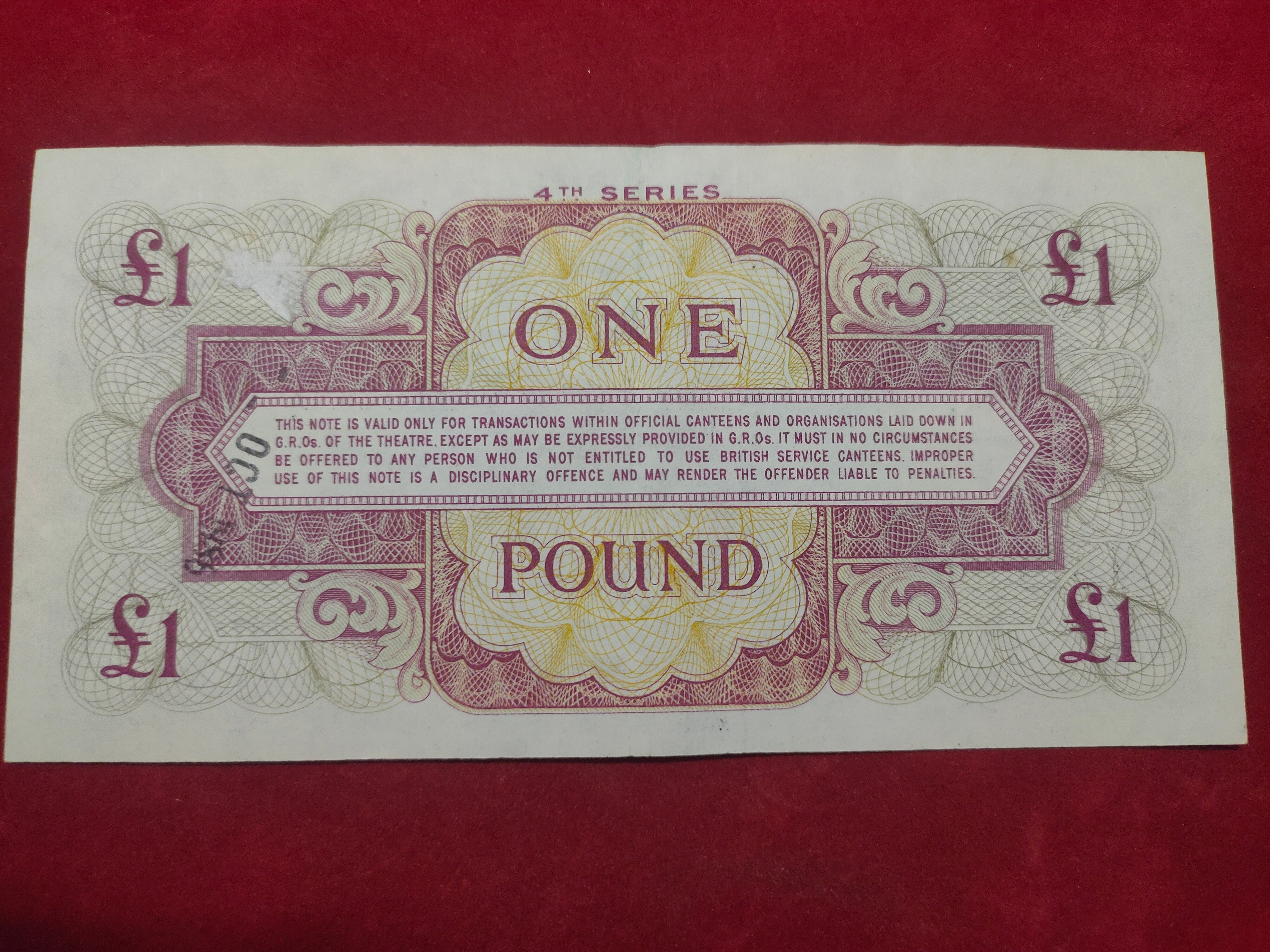 BANK OF FORCES 1 POUND (C253)